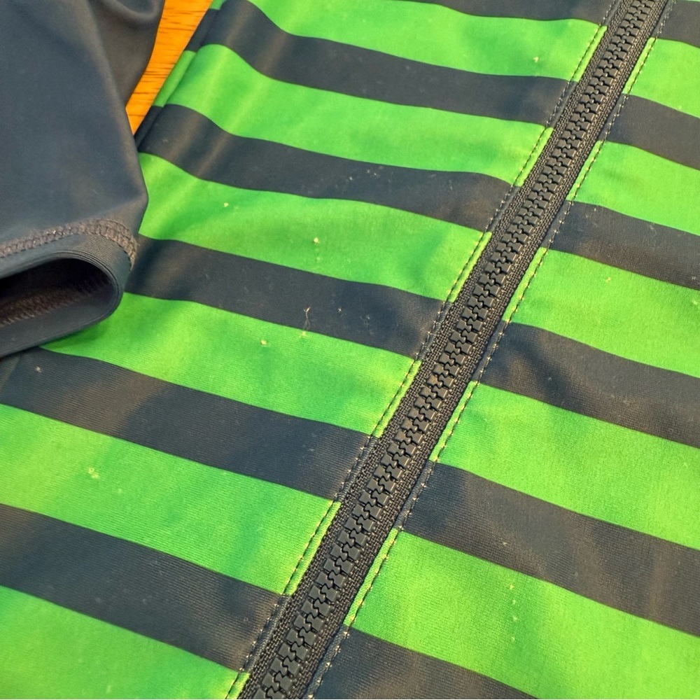 Carter's Blue and Green Striped Rashguard - Picture 4 of 7
